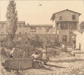 Ansicht eines italienischen Dorfes