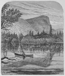 Mirror Lake und Mount Watkins, 1883