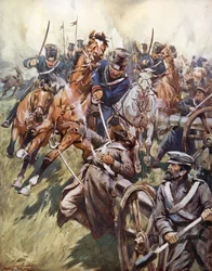 „Kosake und Russe taumelten vom Säbelhieb zerschmettert und zerschlagen“