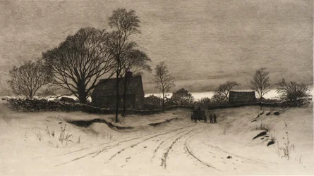 (Ländliche Winterszene)