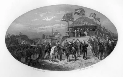 Die Eroberung von s-Hertogenbosch durch Frederik Hendrik von Oranien, Niederlande, 1629, um 1870