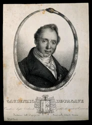 Gaudenzio de Pagave. Lithographie von C. Gandolfi.