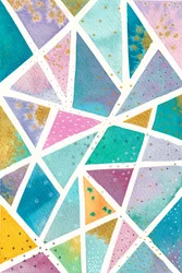 Buntes Geometrisches Mosaik
