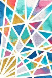 Lebendige Geometrische Gold