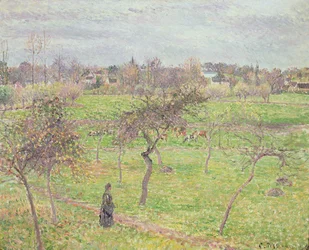 Apfelbäume auf einer Wiese bei Eragny, 1894