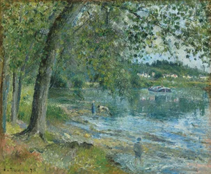 Ufer der Oise bei Auvers-sur-Oise; Bords de l