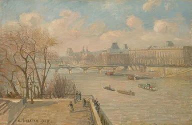 Der Louvre von der Pont Neuf