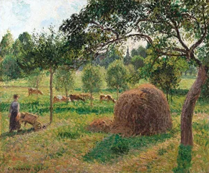 Abenddämmerung in Eragny, 1896