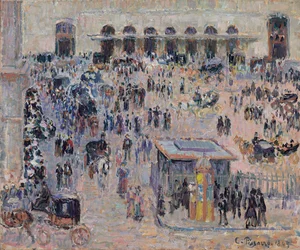 La Place du Havre und der Gare Saint-Lazare