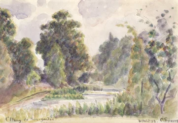 Teich in den Kew Gardens