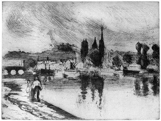 Rouen, Cours la Reine, ca. 1850-1900