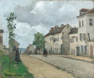 Straße in Pontoise (Rue de Gisors)