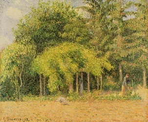 Der Laubengang in Eragny, 1893