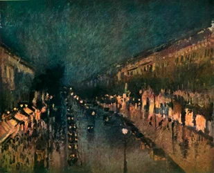 Der Boulevard Montmartre bei Nacht, 1897, 1937