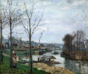 Die Wäscherei, Port Marly, 1872