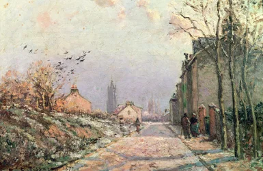 Die Straße, Wintereffekt, 1872