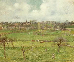 Ansicht von Bazincourt; Vue de Bazincourt, 1884