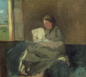 Lesende Frau