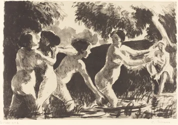 Badende Ringer, ca. 1896