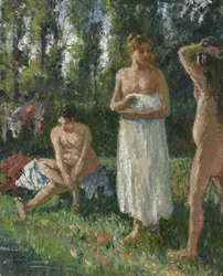 Badende, um 1895
