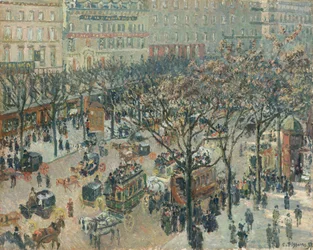Boulevard des Italiens, Morgen, Sonnenlicht, 1897
