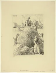 Heuarbeiter von Eragny