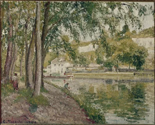 Moret, der Loing-Kanal: der Weg nach Saint Mammes