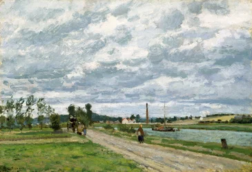Die Ufer der Oise bei Pontoise
