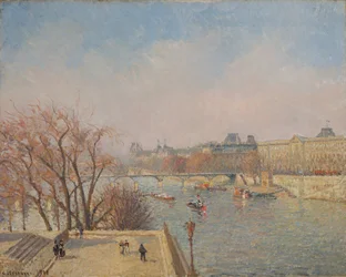 Der Louvre, Morgen, Sonnenlicht