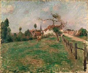 Das Dorf Eragny, 1885