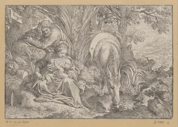 Ruhe auf der Flucht nach Ägypten