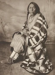 Kanada: Frau des Häuptlings "Crowfoot", Cree-Indianerin, Maple Creek, Saskatchewan
