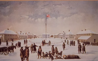 Riels Rebellion in Kanada, Fort Garry von Riel 1869 erobert, späte 19. Jahrhundert
