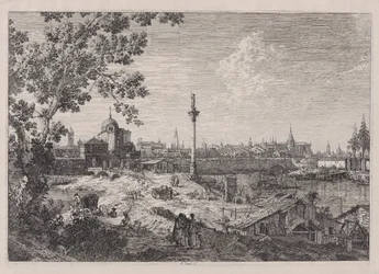 Imaginäre Ansicht von Padua, aus der Serie Vedute (Ansichten)