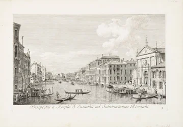Blick von Sankt Eustachius zum Rialto
