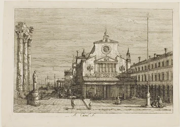 Imaginäre Ansicht von S. Giacomo di Rialto, aus Vedute