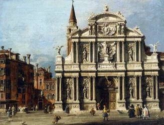 Die Kirche und der Campo von Santo Maria Zobenigo, Venedig