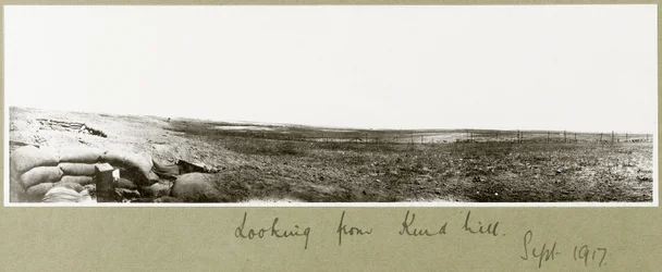 Blick vom Kurd Hill, September 1917