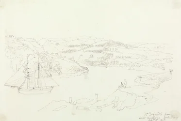 Saint Dogmaels von Cardigan am Teifi, 8. September 1847