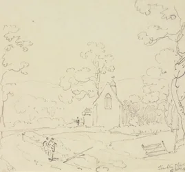 Kirche von Shanklin, Isle of Wight, 28. Mai 1829