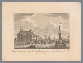 Blick auf die Neue Stadsherberg am IJ in Amsterdam