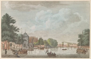 Spaarne in Haarlem, ca. 1790
