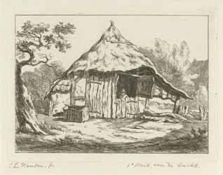 Bauernscheune mit offener Oberseite