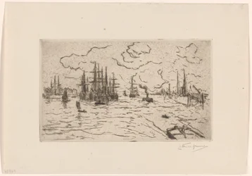 Schiffe auf der Maas