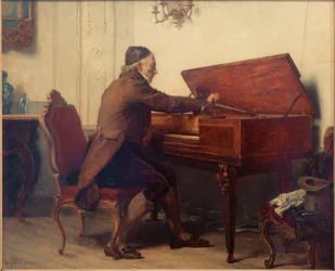 Mann am Tafelklavier