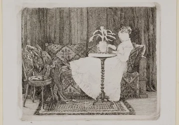 Lesende Dame