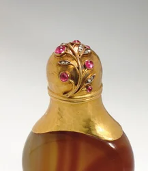 Duftflasche, Meistermarke von Erik Kollin, St. Petersburg, ca. 1890