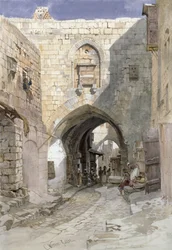 Davidstraße, Jerusalem, 1862