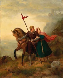Walther und Hildegund auf der Flucht