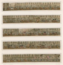 Die Parade des Lord Mayor, um 1824